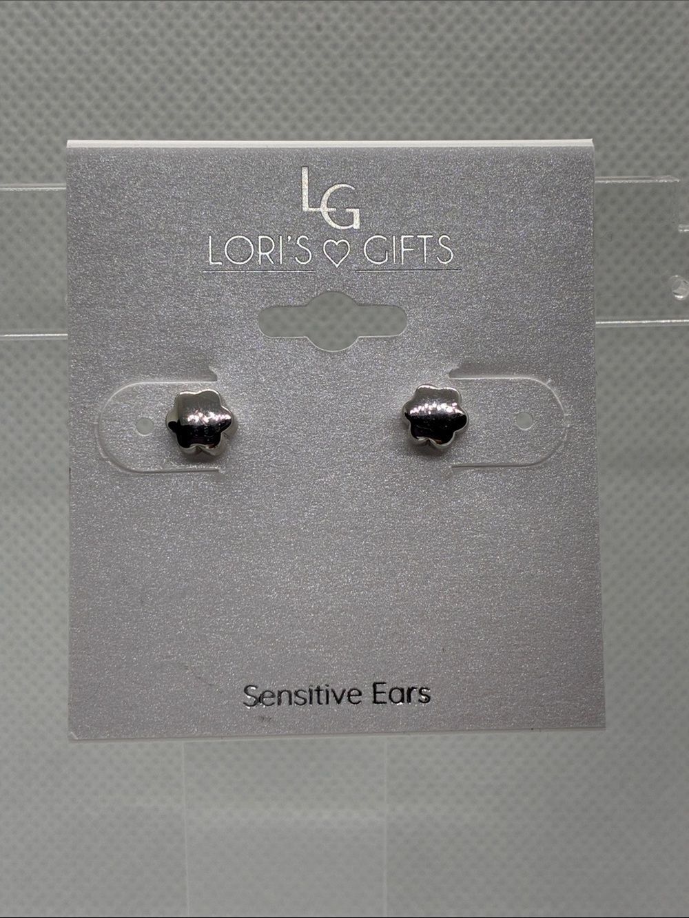 3For$20 Lori's Gifts Silver Flower Stud Earrings